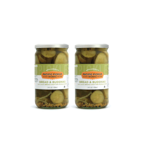 Bread & Buddhas 24oz Jar - Semi-Sweet Thick Pickle Chips – Pacific