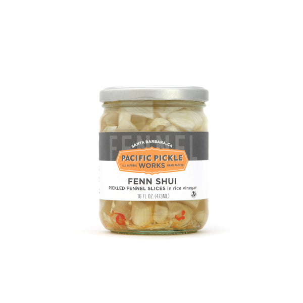 Fenn Shui 16oz Jar Asian Spiced Pickled Fennel Slices Pacific