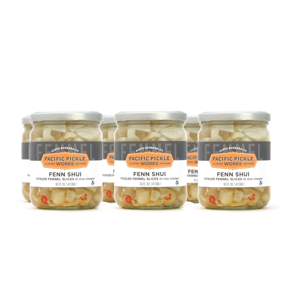 Fenn Shui 16oz Jar - Asian Spiced Pickled Fennel Slices