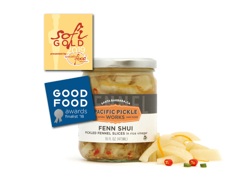 Fenn Shui 16oz Jar - Asian Spiced Pickled Fennel Slices