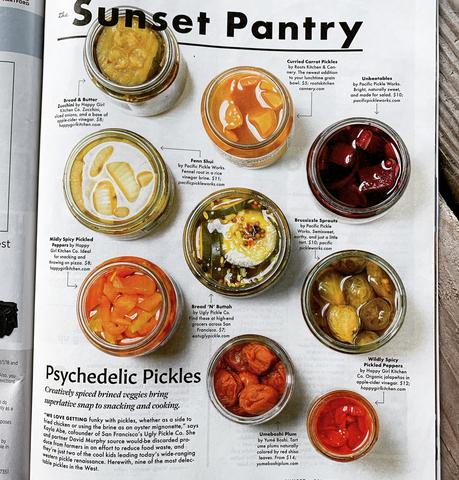 Sunset Magazine features Pacific Pickle Works