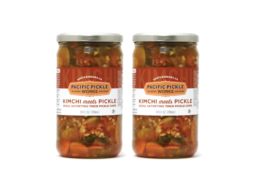 Kimchi meets Pickle 24oz Jar - Seoul Satisfying Thick Pickle Chips