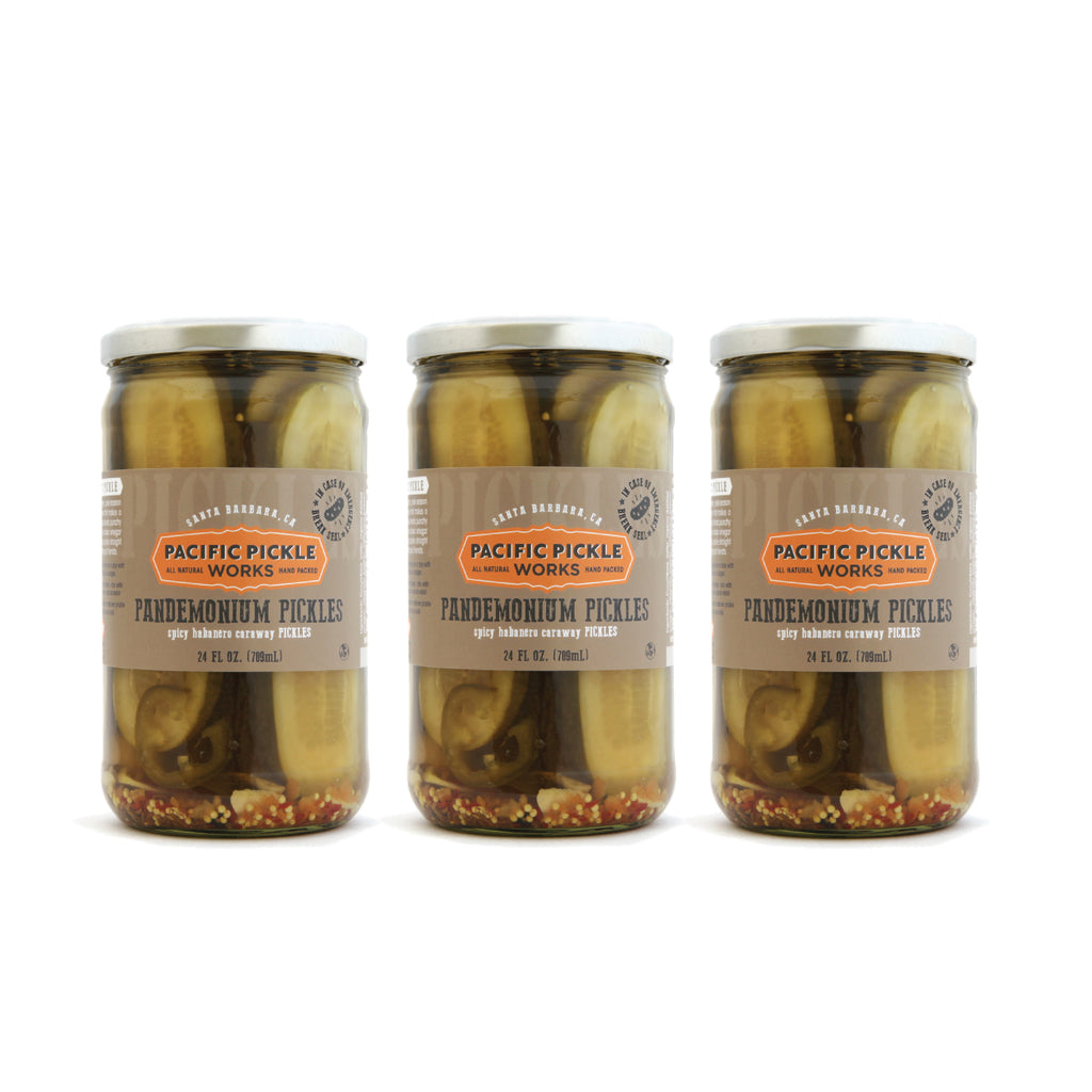 pocoran商品 Pandemonium Pickles 24oz Jar - Spicy Habanero Caraway Pickle