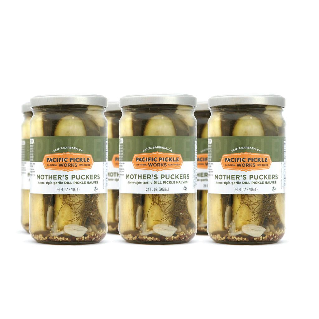 Mother's Puckers 24oz Jar - Home-Style Garlic Pickle Halves