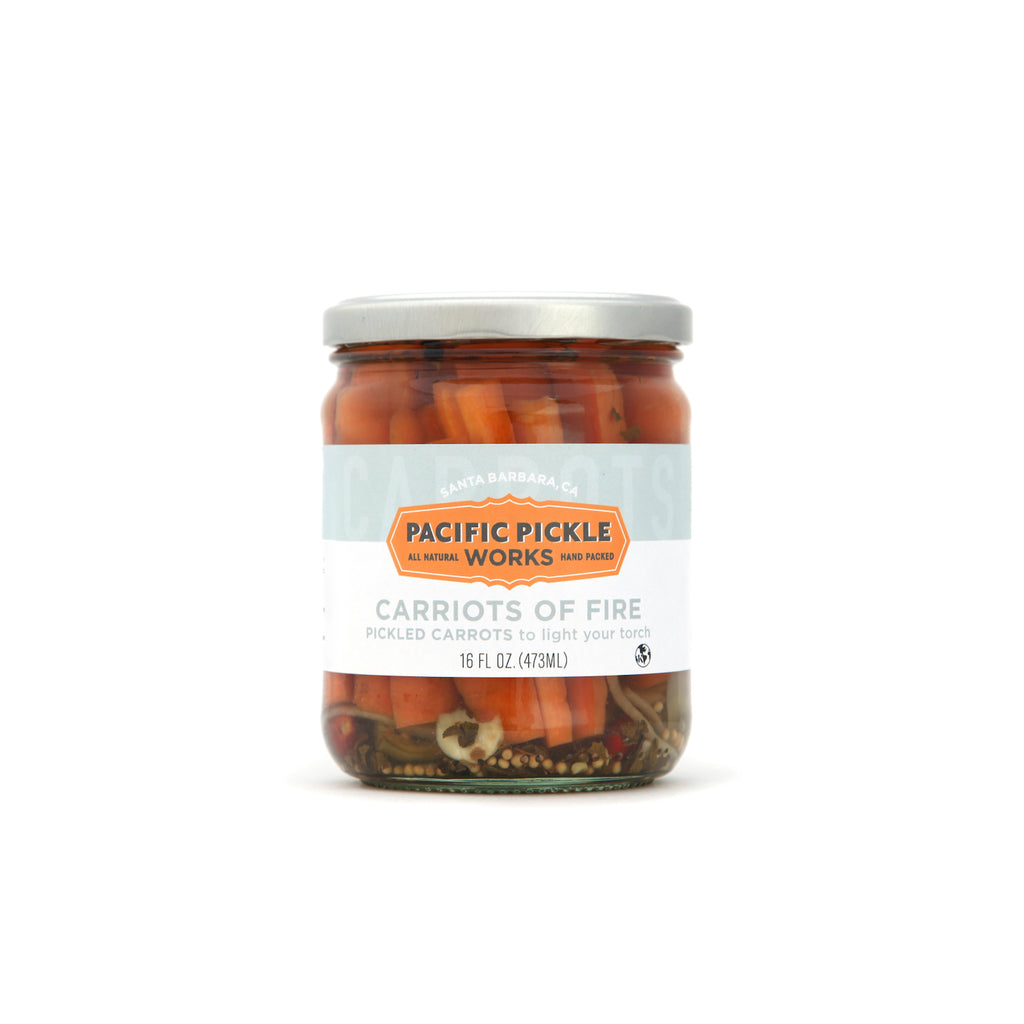 Carriots of Fire 16oz Jar - Spicy Pickled Carrot Sticks