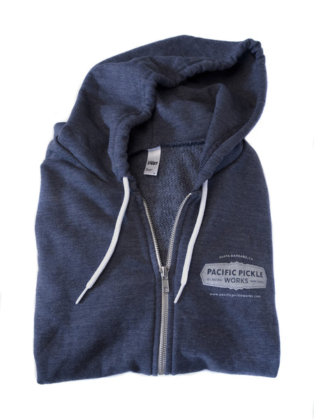 Navy Blue Unisex Logo Hoodie – Pacific Pickle Works