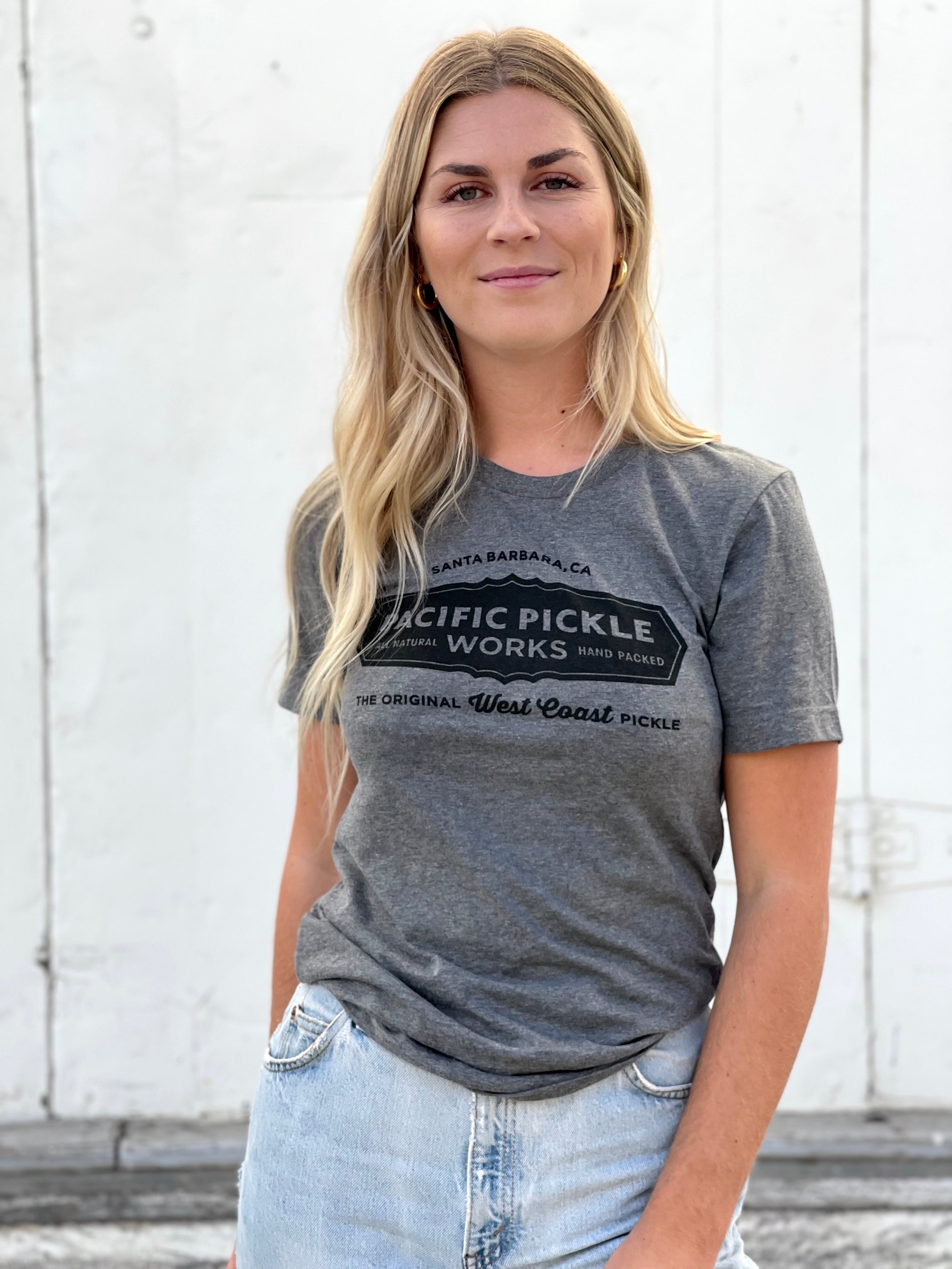 Pickle Gray - Heather Pacific T-shirt Logo Works Unisex –