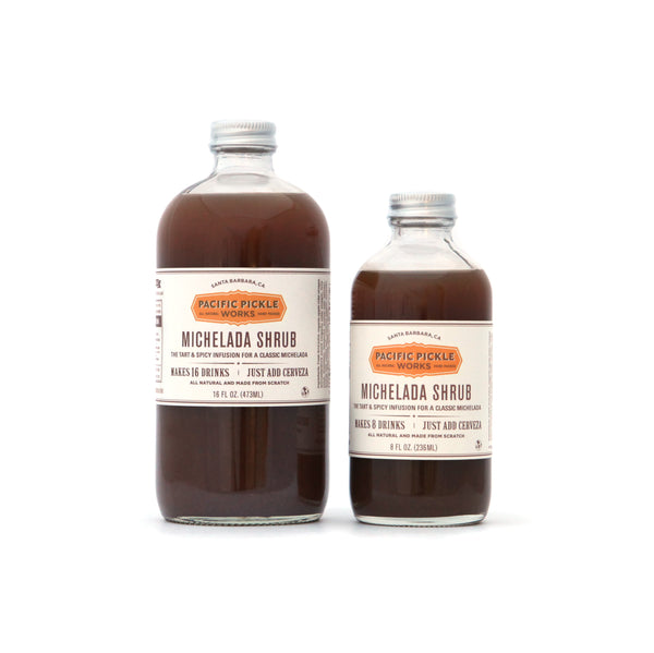 Michelada Shrub, 8oz & 16oz Bottles - Michelada Mixer and Shrub