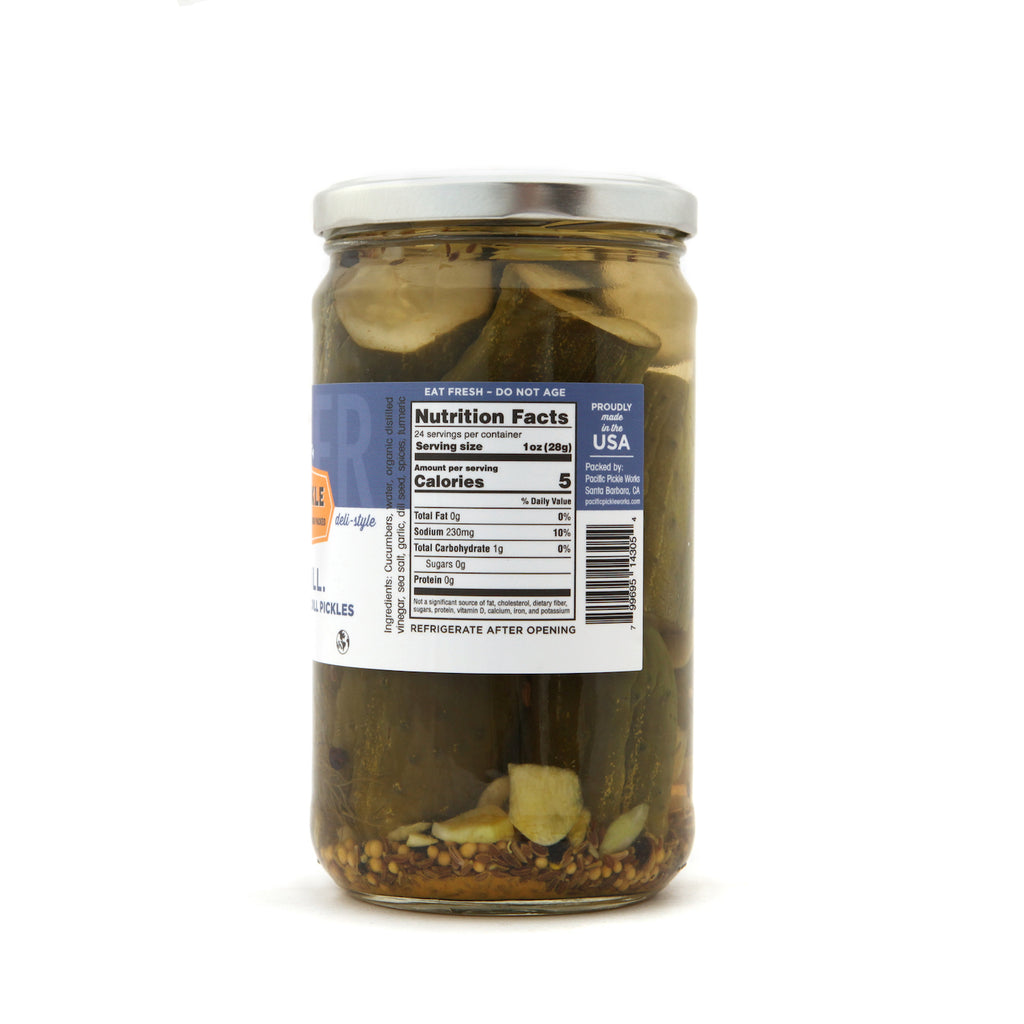 No Big Dill 24oz Jar - Kosher Deli-Style Baby Dill Pickles
