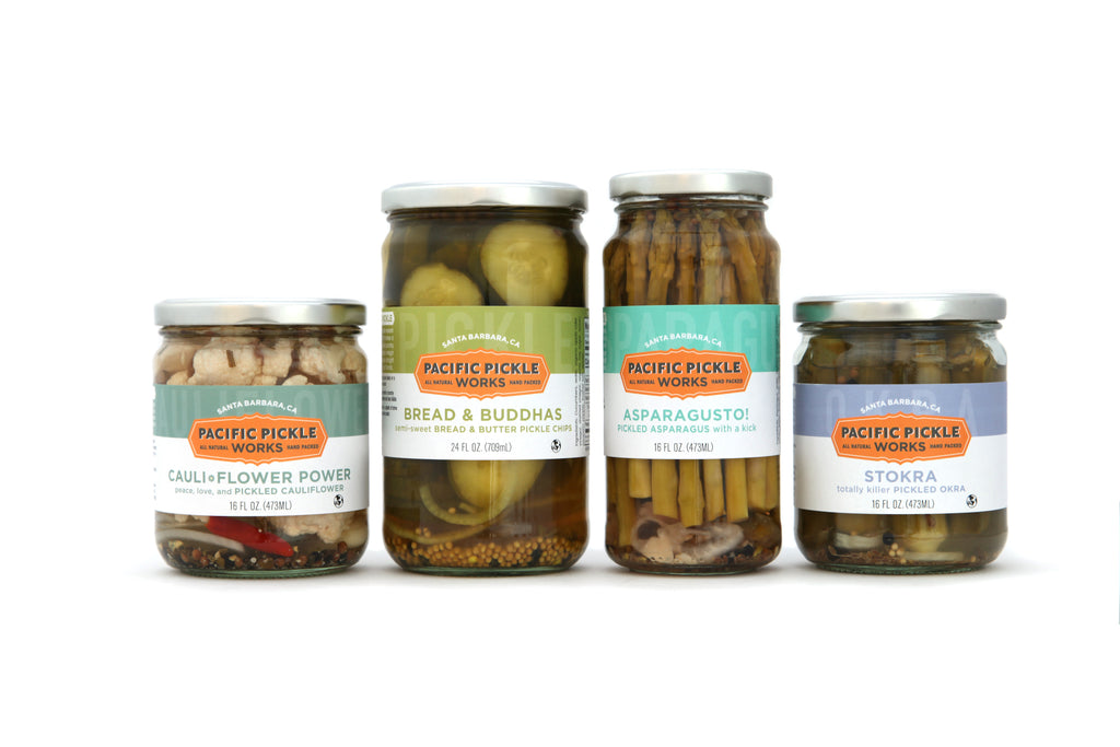 Southern Style Gift Pack - Assorted 4 Jar Set of Southern Style Pickles and Veggies